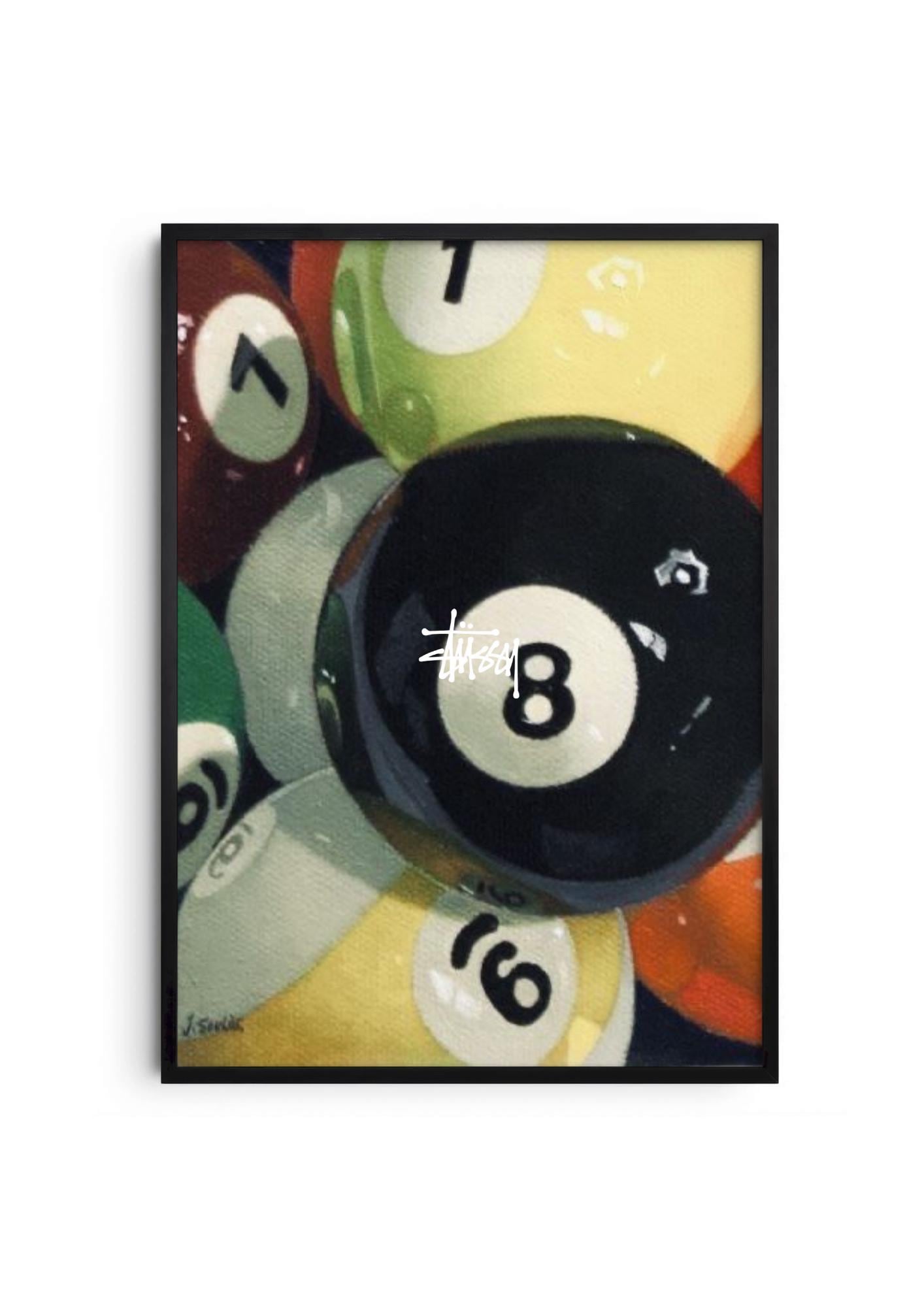 Stussy 8 ball poster - Etsy 日本