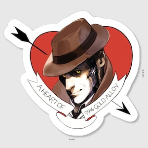 Pegatina de los Compañeros del Alma de Fallout - Nick (ENVÍO GRATIS AL REINO UNIDO)