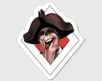 Fallout Bosom Companions Sticker - Hancock (FREE UK SHIPPING)
