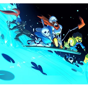 Undertale LOVE プリント - スワンプ (送料無料)