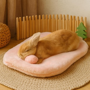 doux réversible pour lapin - Coussin moelleux lavable pour petits animaux | Tapis douillet pour lapins, cochons d&#39;Inde et furets