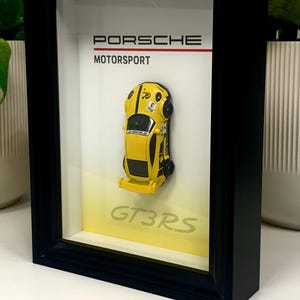 Porsche 911 GT3RS | Shadow Box/Ramka 3D Hot Wheels