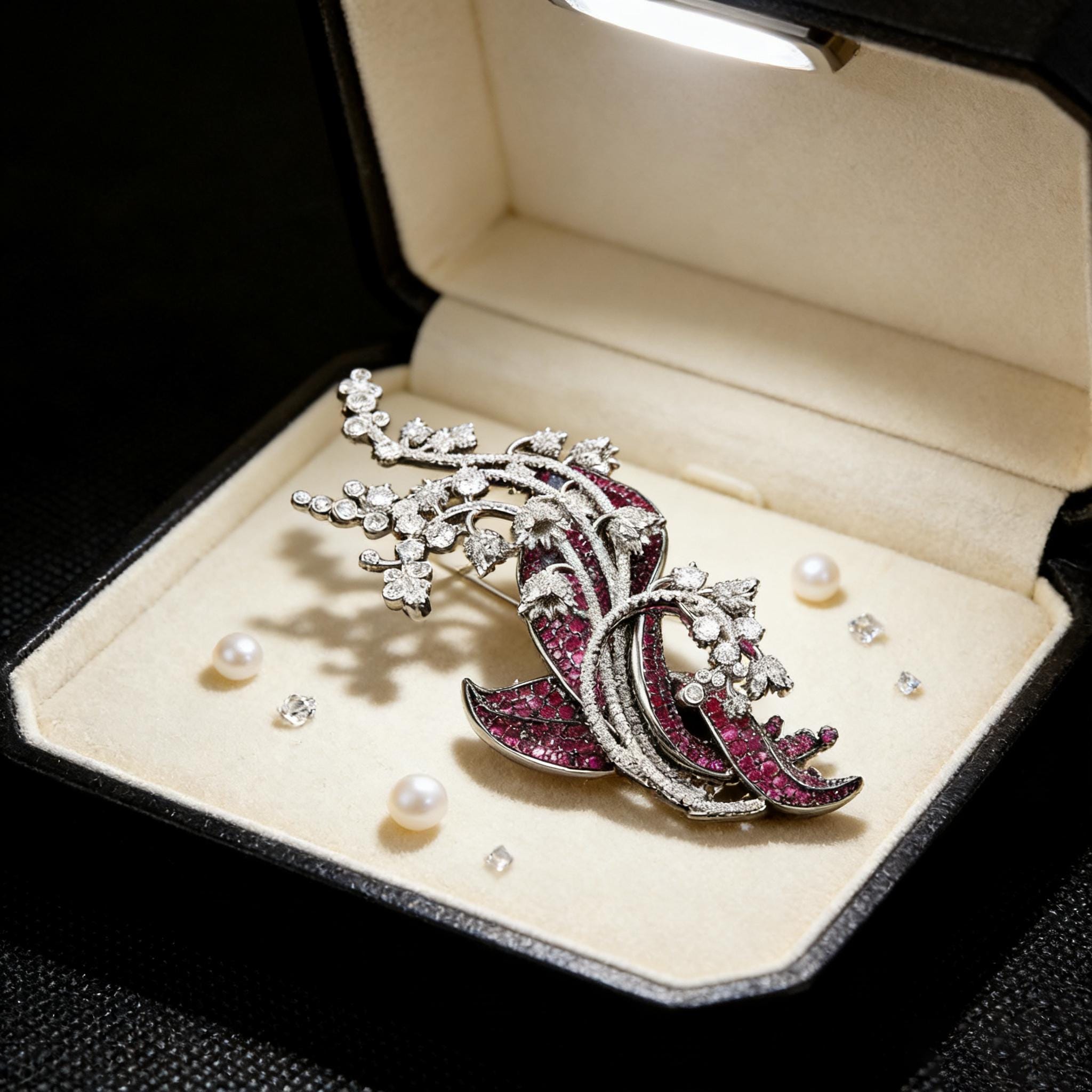 Spilla con corona di strass all'ingrosso