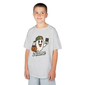 Customizable Boys Halloween T-Shirt: Spooky Trick or Treat Tee