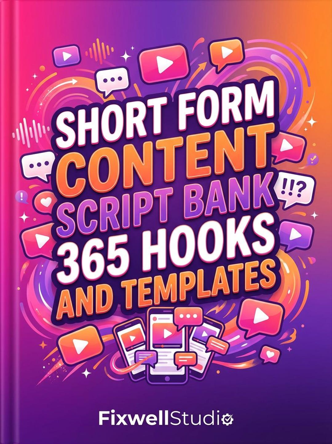Short Form Content Script Bank PDF | 365 Hooks for Reels Tiktok Shorts ...