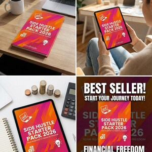 Ebook for People want extra income but do not know which side hustle to choose or how to start. Guide 2026