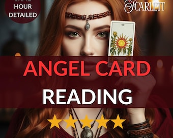 Angel Card Reading, In-Depth Guidance & Messages From Your Guardian Angels, Intuitive Oracle Reading, Same Day