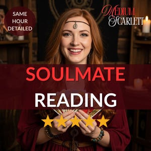 Soulmate Reading, When & Where Will You Meet Them? Detailed Psychic Tarot Reading on Your Future Love, Twin Flame Insight, Same Day Delivery