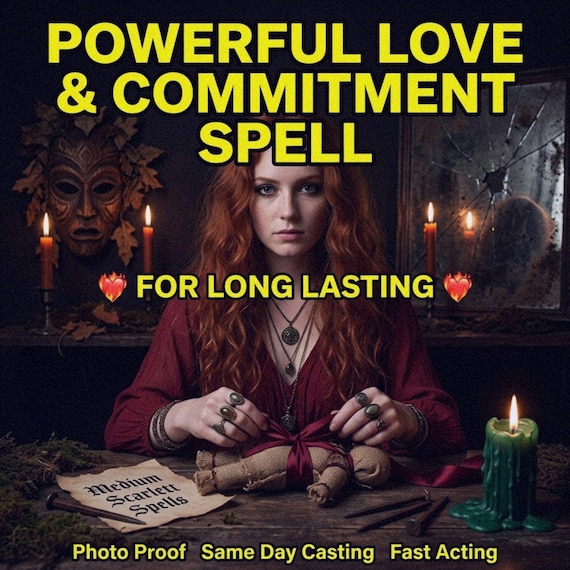 POWERFUL LOVE & Commitment Spell - Relationship Spell - Love Only Me - Loyalty Spell - Reconciliation Spell Reunite Ex Back Obsession Spell