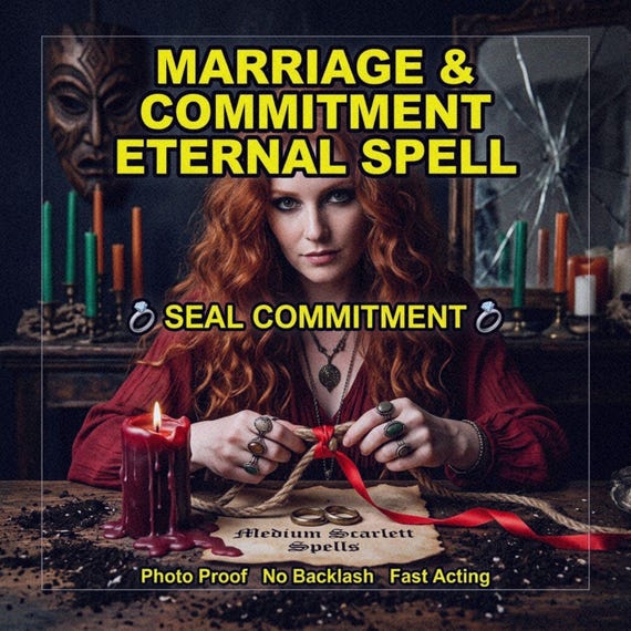 Marry Me Spell - Marriage Spell for Commitment & Relationship Love Spells By Scarlett - Love Spell - Fast Spell - Get Marry - Love Spells