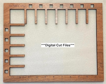 Archivos de corte SVG y LightBurn: Separadores de cuentas de dos caras