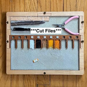 Limas de corte LightBurn - Tablero/bandeja con separadores e inserto de doble cara imagen 2