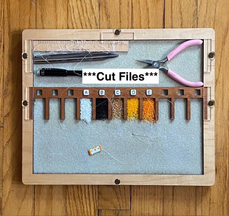 Limas de corte LightBurn - Tablero/bandeja con separadores e inserto de doble cara imagen 2