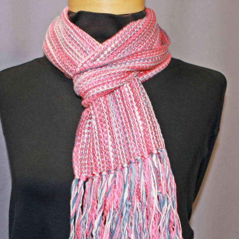Handwoven Cotton-Bamboo Scarf main image 1