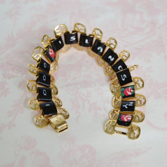 Vintage Thousand Islands NY Souvenir Bracelet wit… - image 2