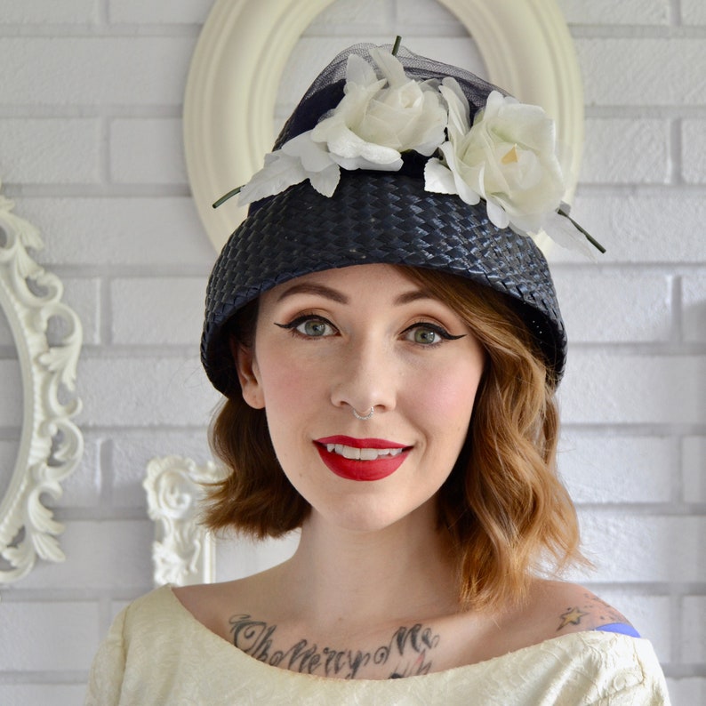 woven raffia hat