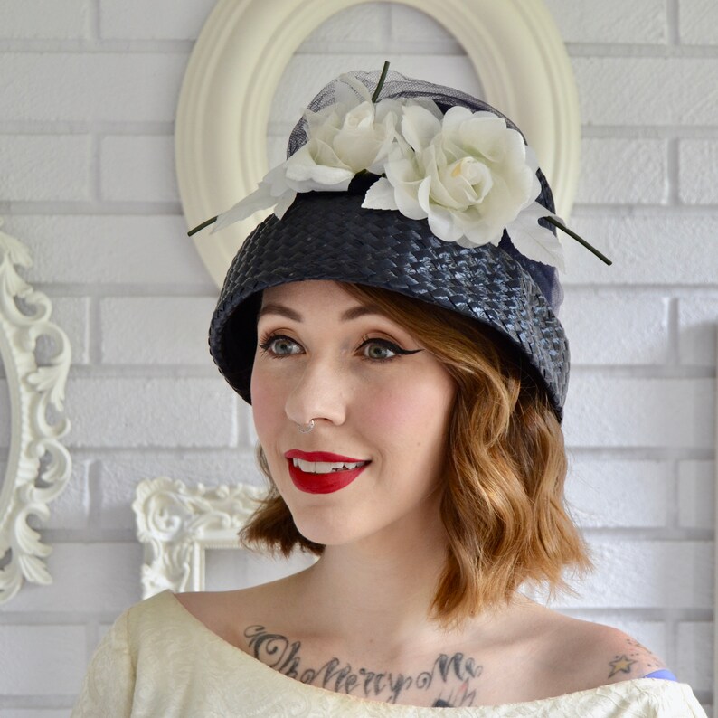 woven raffia hat