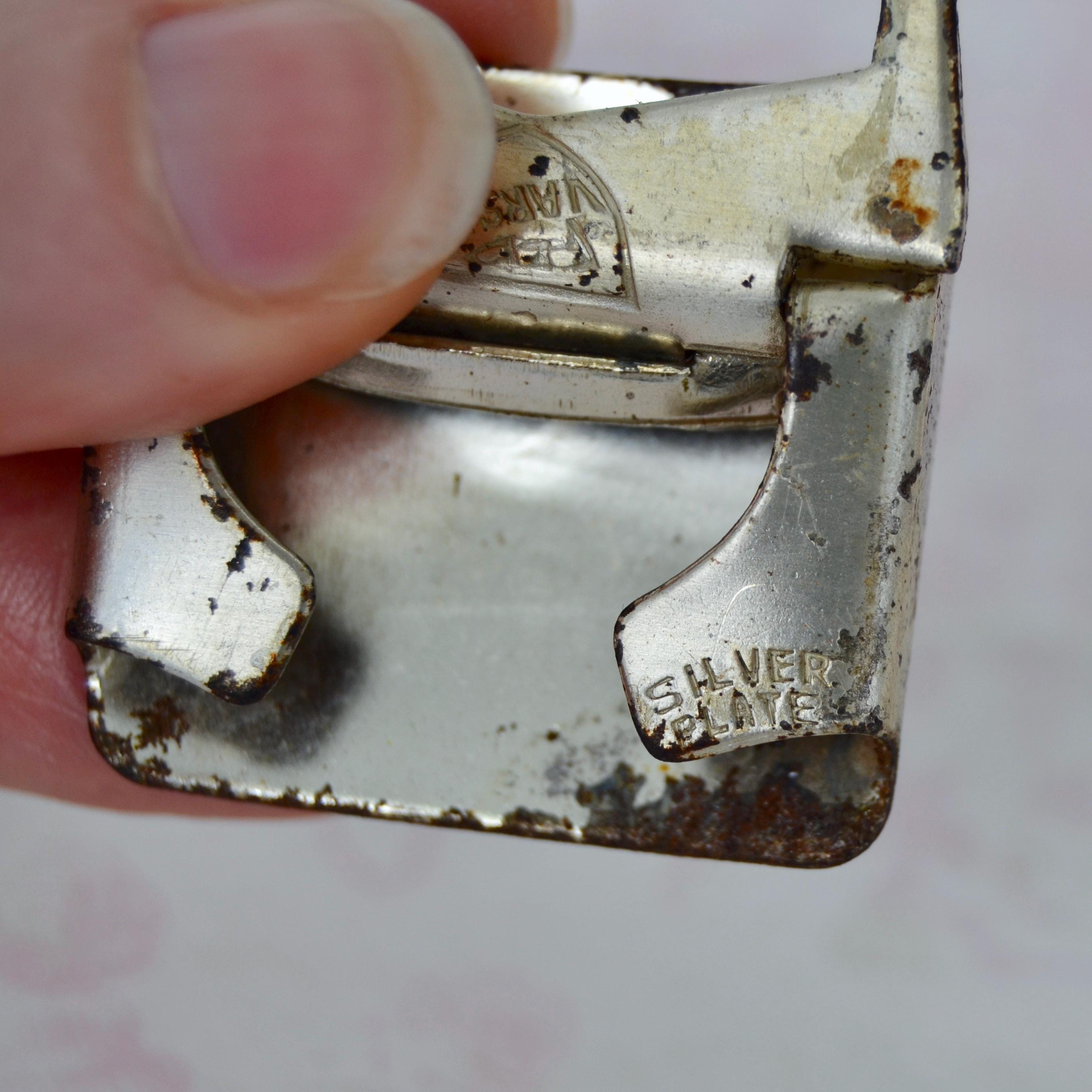 Rare! Vintage 1939 NY Worlds Fair belt buckle 1939 New York World main image 3