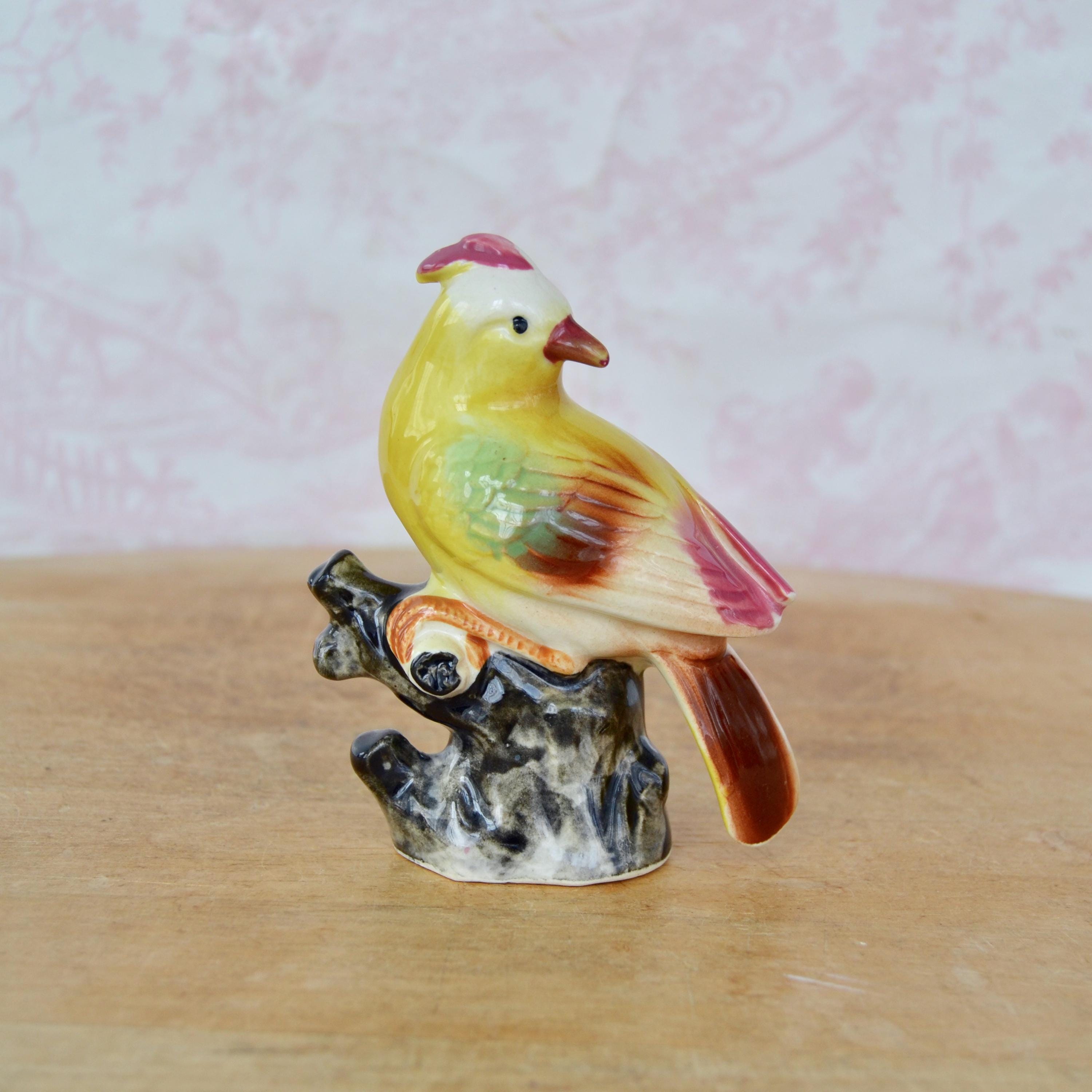 Ceramic Bird Figurines Japanese - Etsy