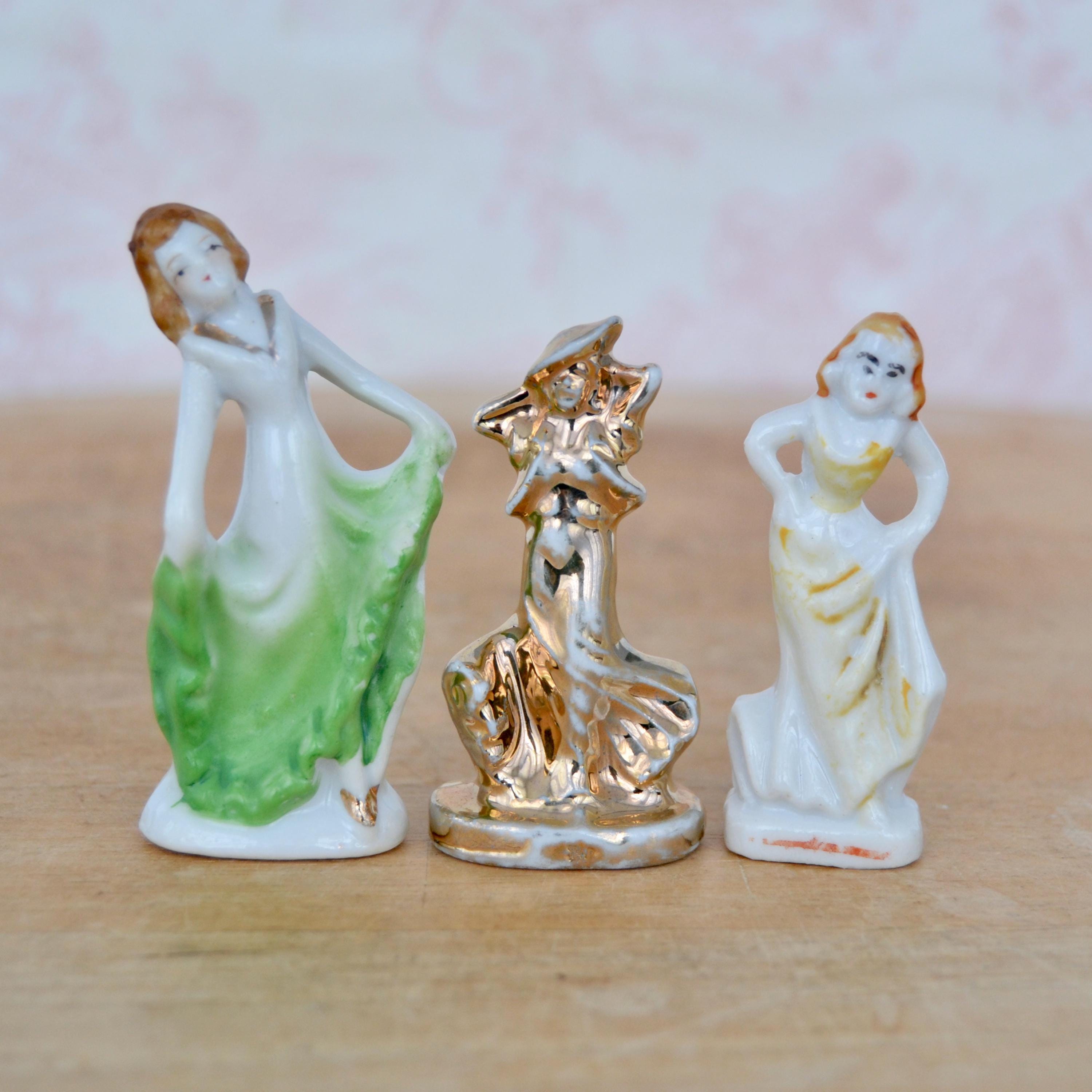 【✳︎toto✳︎さま】old ornament ❀ パピエマシェの女の子 Occupied Japan Lady - Etsy