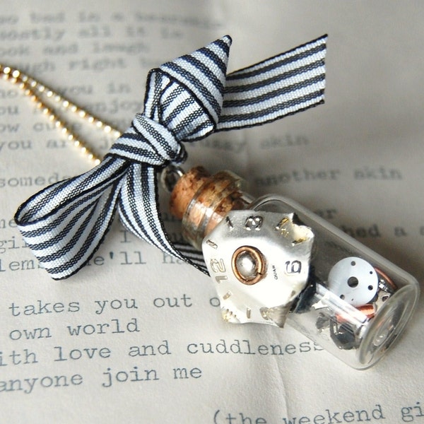 Time in a Bottle Necklace