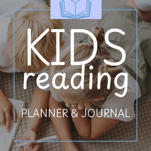 Kids Reading Planner & Journal