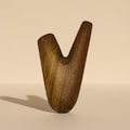 Unique Hand-Carved Kuripe | Amazonian Self-Applicator for Rapé
