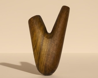 Kuripe unique sculpté à la main | Auto-applicateur amazonien pour le rapé