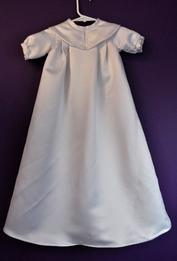 wedding dress to christening gown