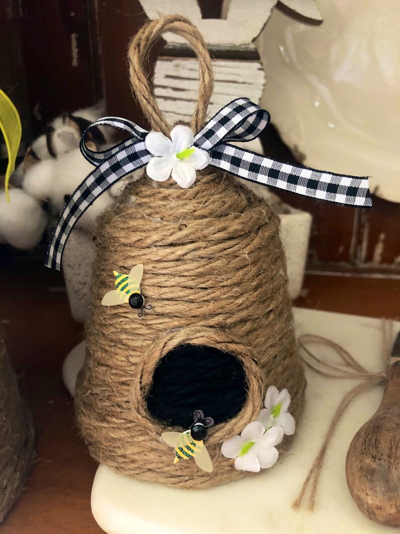 Bee hive bee skep party decor home decor Etsy
