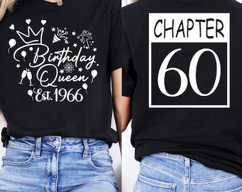 Custom 60th Birthday Queen Shirt | 1966 Milestone Tee