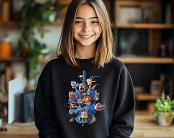 Disney Zootopia 2 Sweatshirt, Kids Zootropolis Character Sweatshirt