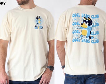 Comfort Colors Bluey Dad Shirt, Father's Day Gift