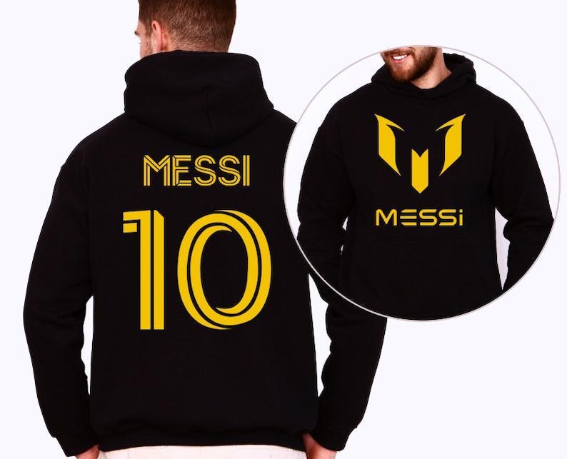 a man wearing a hoodie with the number 10 on it