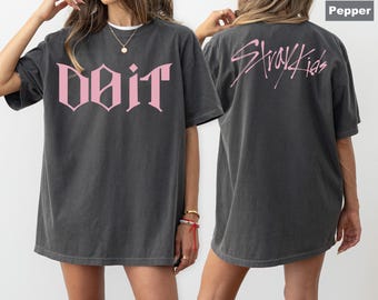 Straykids Kpop Comfort Colors Tee, 'Do It' Design