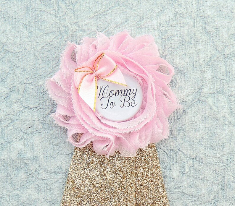 Light pink gold pin Mommy-To-Be Pin Pink And Gold Corsage Gold Mommy To Be Corsage Pink And Gold Mommy-To-Be Gold Baby Shower Pin