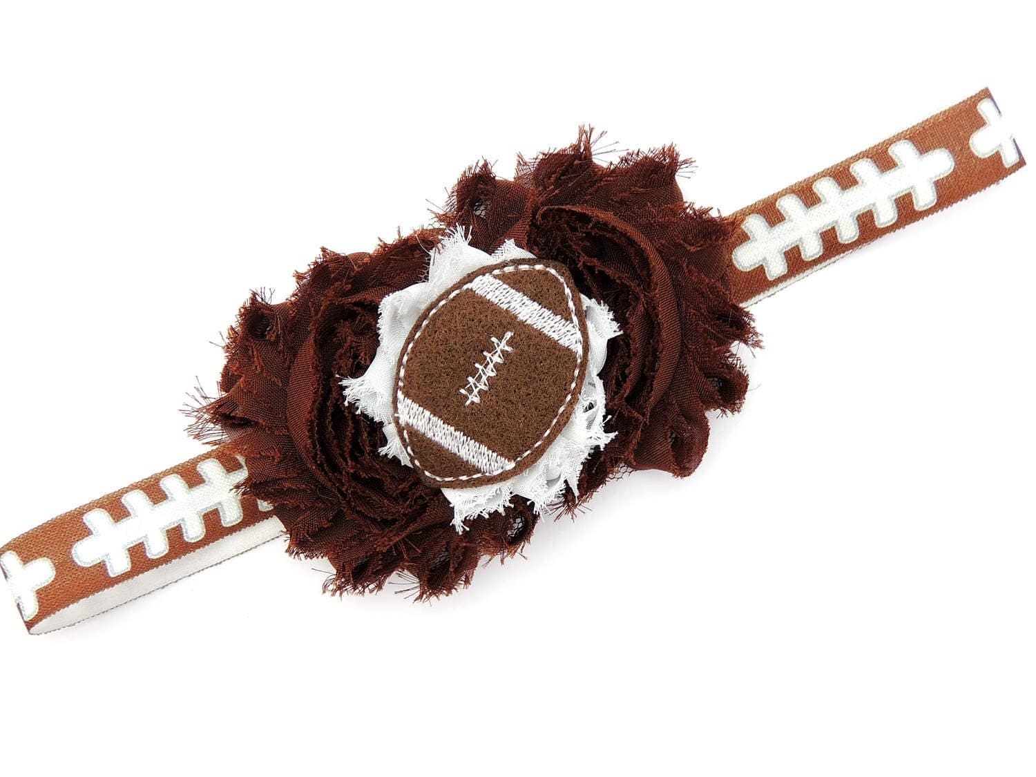Football headband Newborn headband Baby headband Brown Etsy