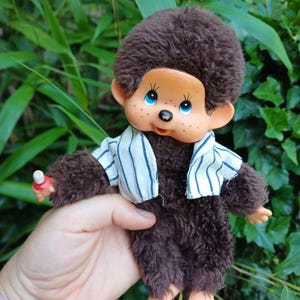 70s Monchhichi Sekiguchi Monkey Doll, Collectible Toy