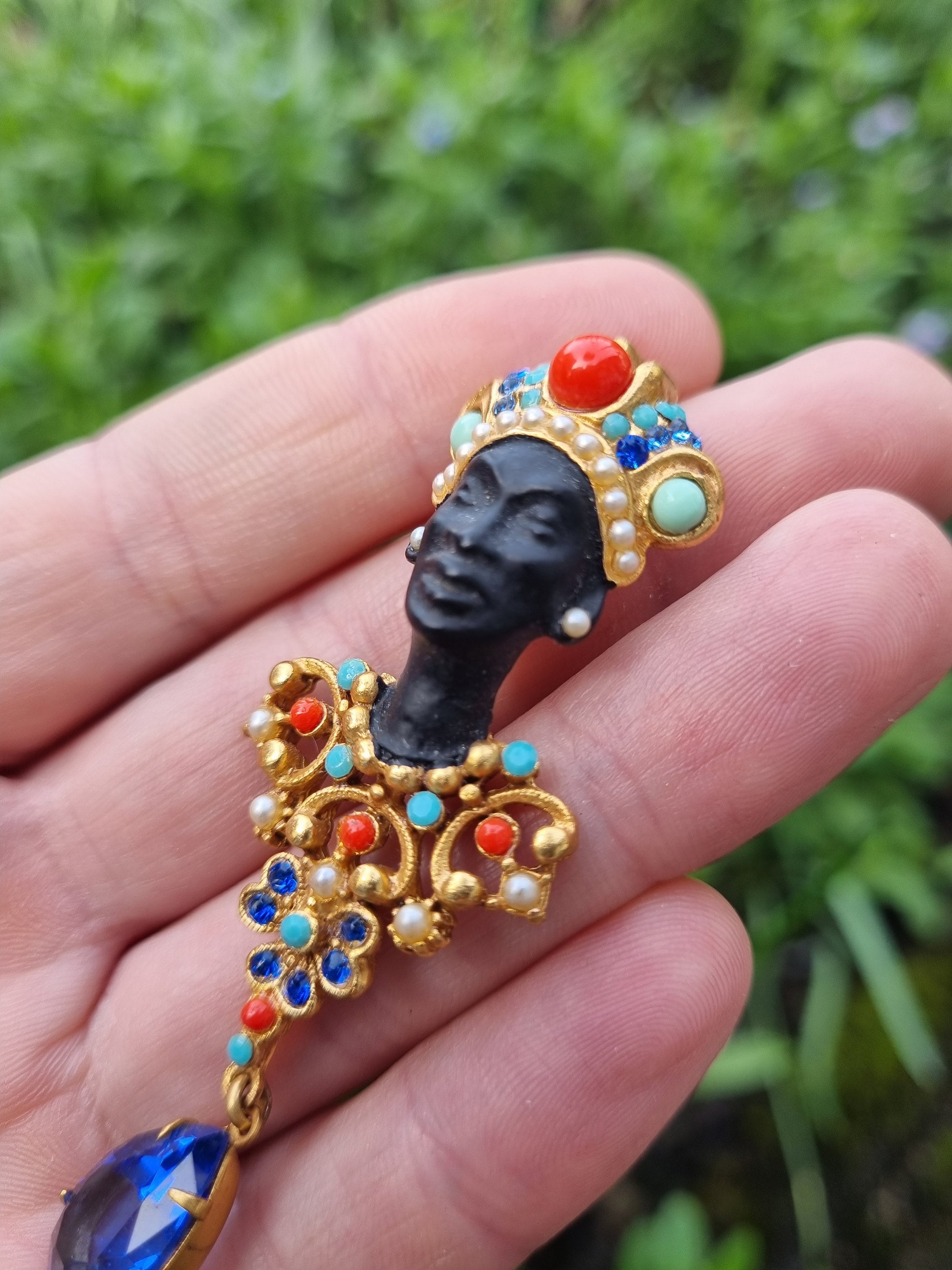 Original Askew London Blackamoor Girl Brooch Video Etsy UK
