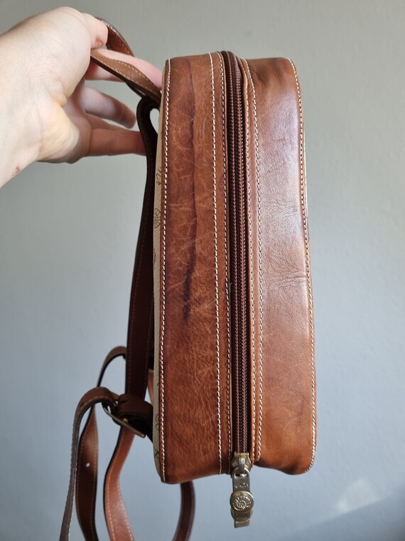 Vintage Designer Kenzia by KU White Leather Small Backpack - Etsy