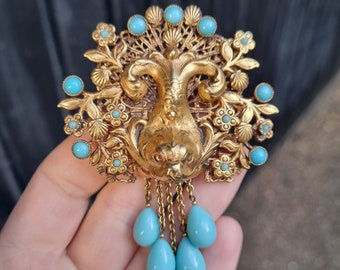 askew london dolphin rare brooch handmade video