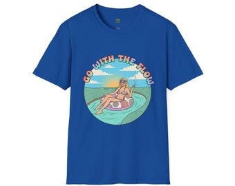 Go with the flow Unisex Softstyle T-Shirt