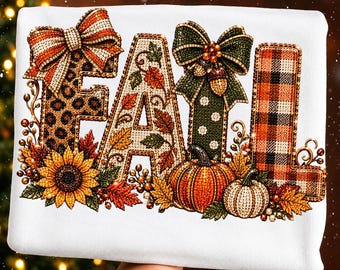 glam Fall PNG, Preppy Fall PNG, luxury Fall PNG, Fall Sublimation, Trendy Autumn Shirt, Digital Download