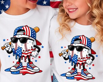 4th of July Baseball PNG, USA Baseball Sublimation,American Flag Baseball,Independence Day Shirt PNG, Red White Blue png, Patriotic Baseball