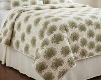 Couette kantha en coton à imprimé blocs de main : couvre-lit réversible floral fait main