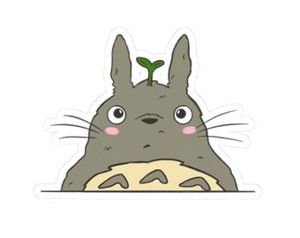My Neighbor Totoro Sticker, Cute Ghibli Fan Art