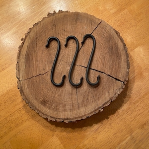 Hand forged S hooks #2