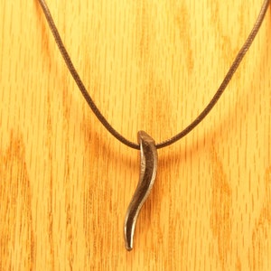 Hand Forged Italian Horn Pendant