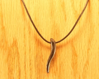 Hand Forged Italian Horn Pendant