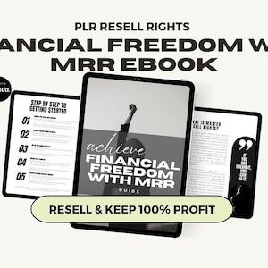 Financial Freedom Ebook PLR – Editable & Resell Rights Included | Passive Income Digital Product